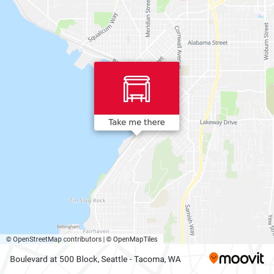 Boulevard at 500 Block map