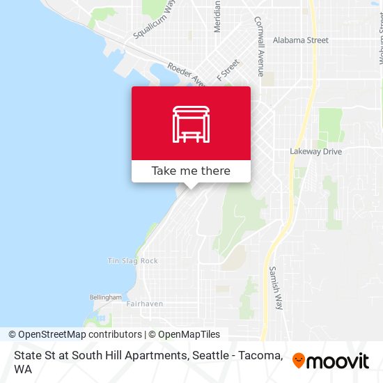 Mapa de State St at South Hill Apartments