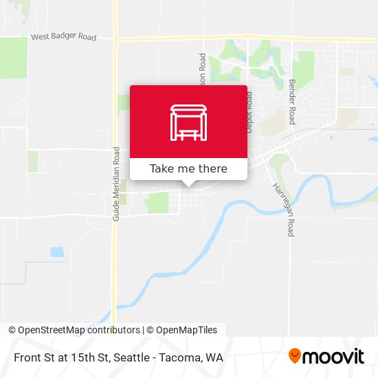 Front St at 15th St map