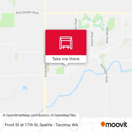 Front St at 17th St map