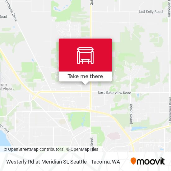 Westerly Rd at Meridian St map