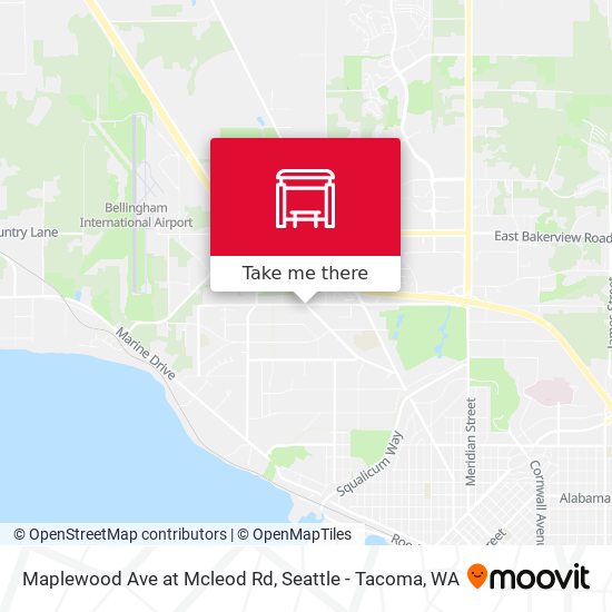 Maplewood Ave at Mcleod Rd map