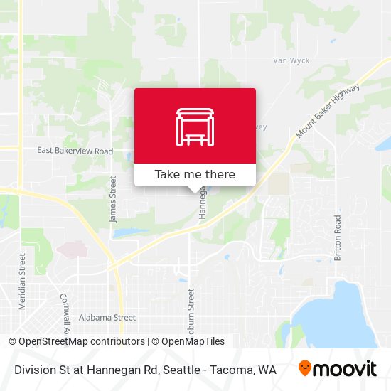 Division St at Hannegan Rd map