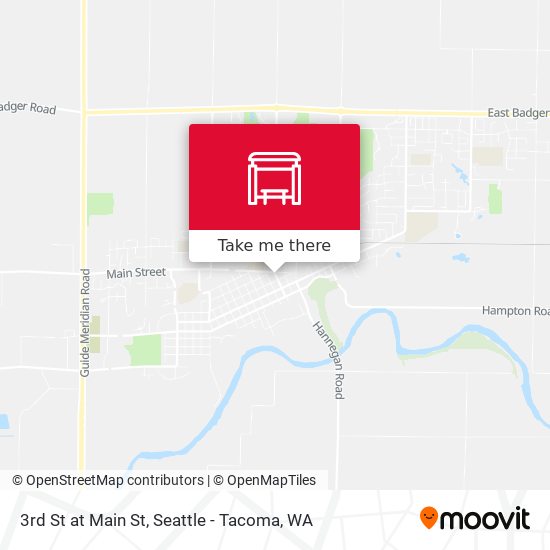 Mapa de 3rd St at Main St