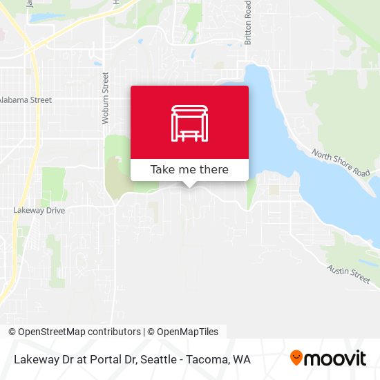 Lakeway Dr at Portal Dr map