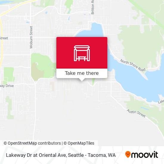 Lakeway Dr at Oriental Ave map