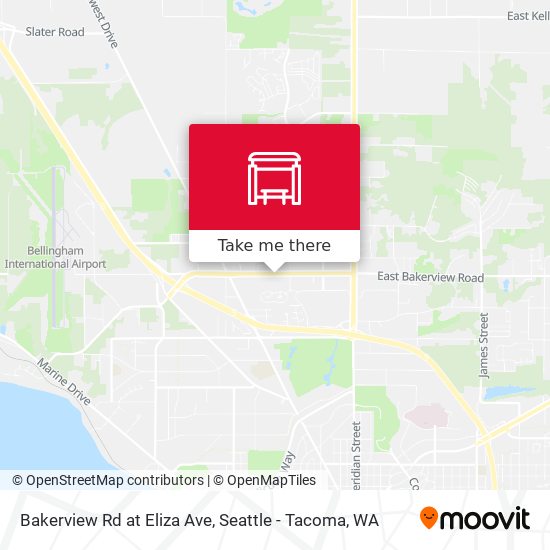 Bakerview Rd at Eliza Ave map