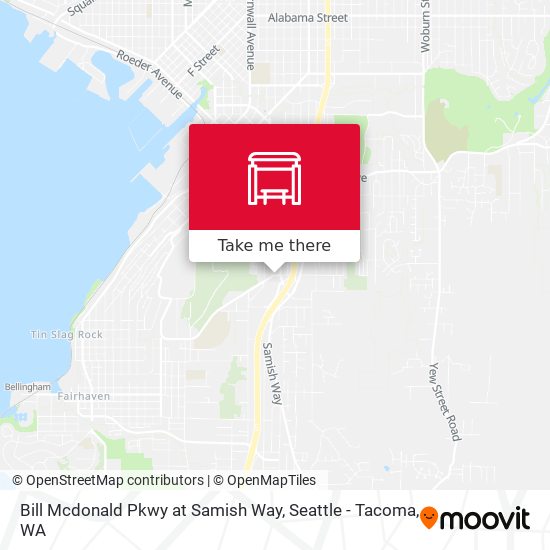 Bill Mcdonald Pkwy at Samish Way map