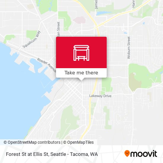 Forest St at Ellis St map