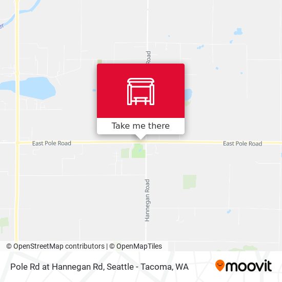 Pole Rd at Hannegan Rd map