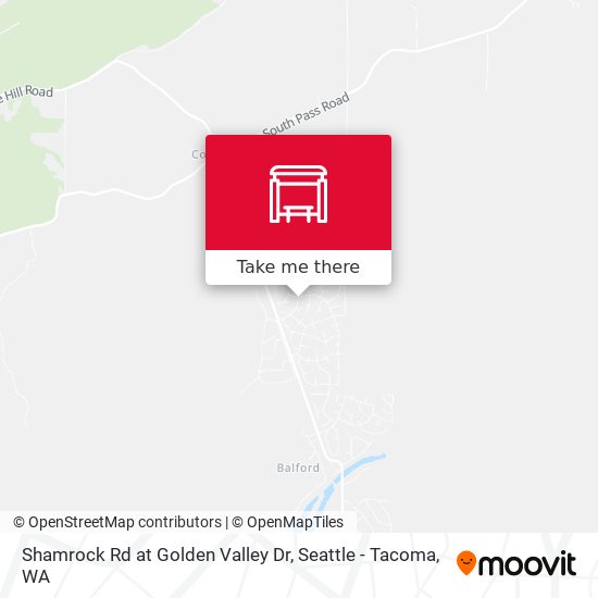 Mapa de Shamrock Rd at Golden Valley Dr