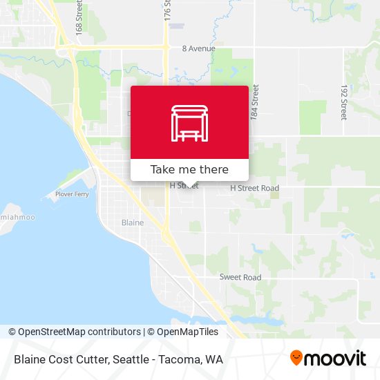 Blaine Cost Cutter map