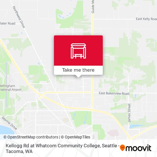 Kellogg Rd at Whatcom Community College map