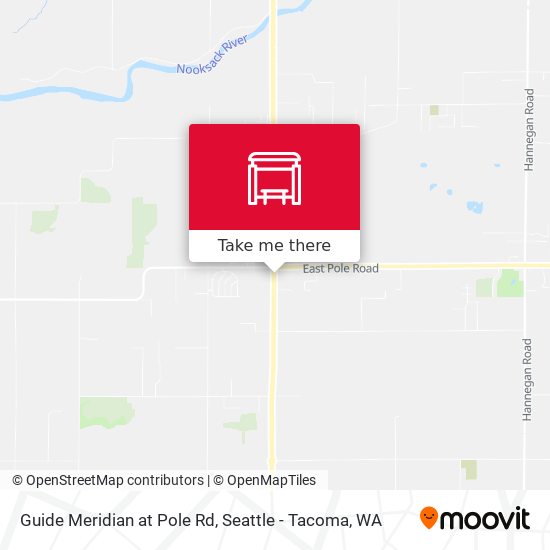 Guide Meridian at Pole Rd map