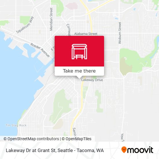 Lakeway Dr at Grant St map