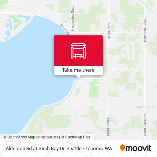 Alderson Rd at Birch Bay Dr map