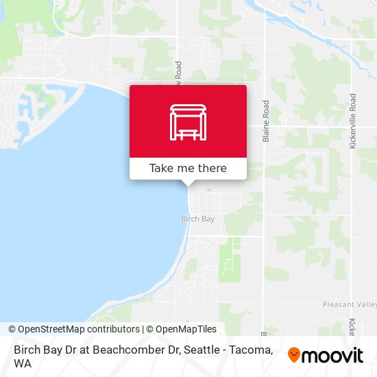 Mapa de Birch Bay Dr at Beachcomber Dr