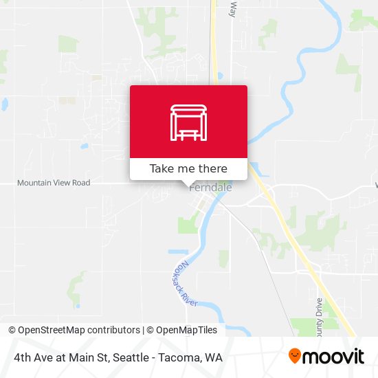 4th Ave at Main St map