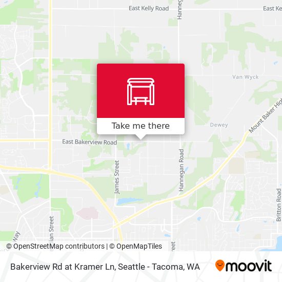 Mapa de Bakerview Rd at Kramer Ln