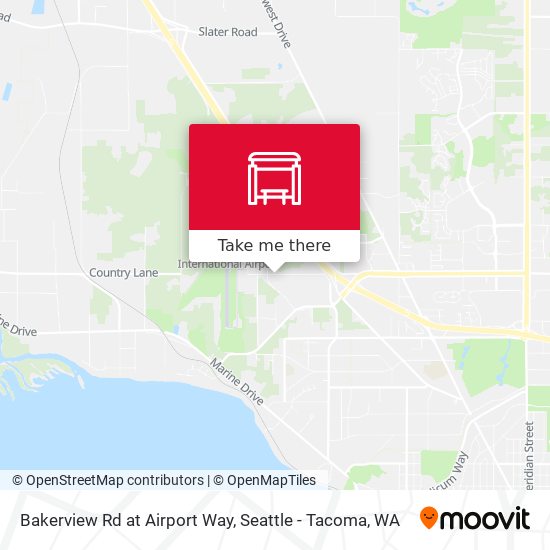 Mapa de Bakerview Rd at Airport Way