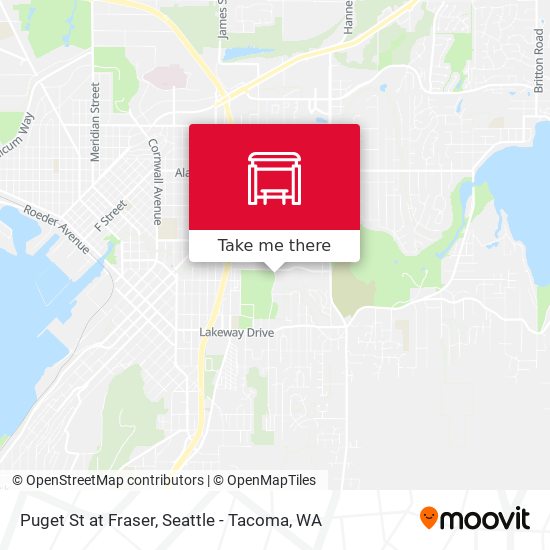 Mapa de Puget St at Fraser