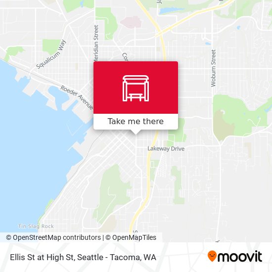 Mapa de Ellis St at High St