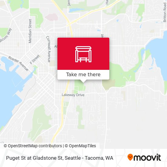 Mapa de Puget St at Gladstone St