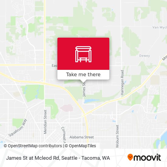Mapa de James St at Mcleod Rd