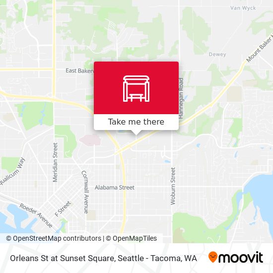Mapa de Orleans St at Sunset Square
