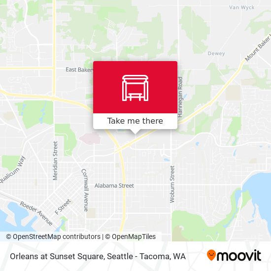 Mapa de Orleans at Sunset Square