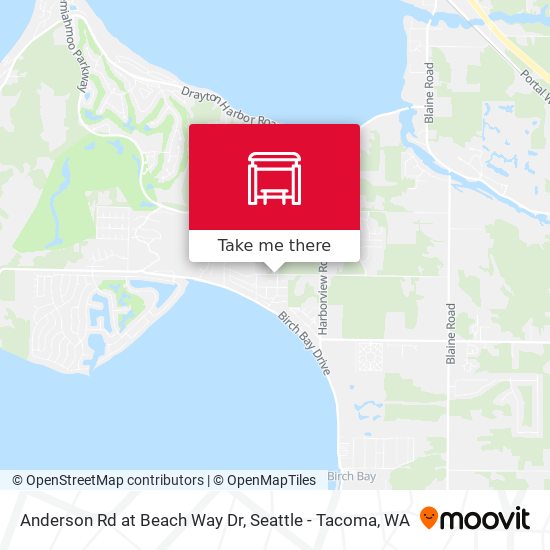 Mapa de Anderson Rd at Beach Way Dr
