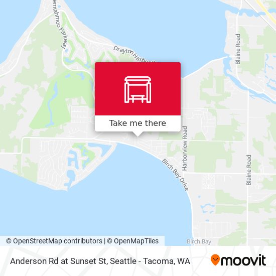Mapa de Anderson Rd at Sunset St