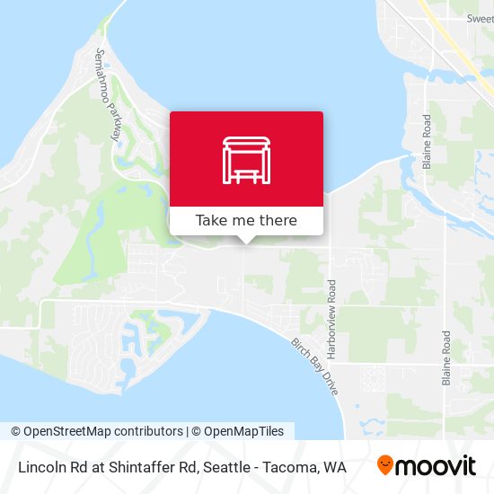Lincoln Rd at Shintaffer Rd map