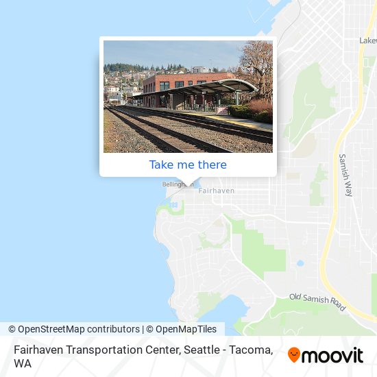 Fairhaven Transportation Center map