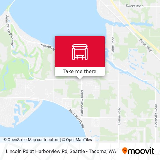 Mapa de Lincoln Rd at Harborview Rd