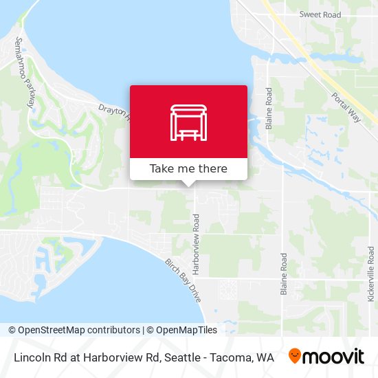 Lincoln Rd at Harborview Rd map