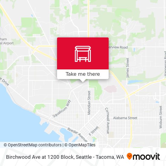 Mapa de Birchwood Ave at 1200 Block