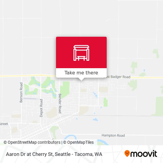 Aaron Dr at Cherry St map
