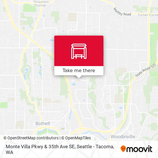 Mapa de Monte Villa Pkwy & 35th Ave SE