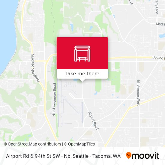 Airport Rd & 94th St SW - Nb map