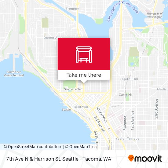 7th Ave N & Harrison St map