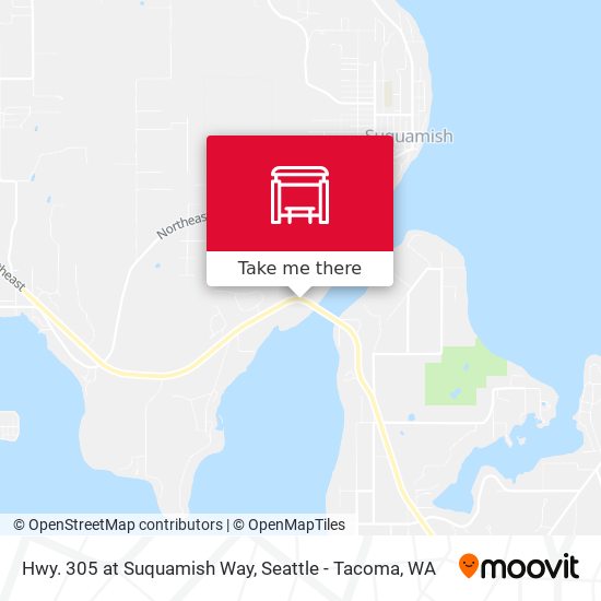 Hwy. 305 at Suquamish Way map
