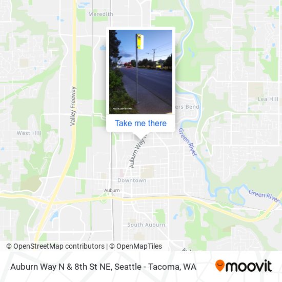 Mapa de Auburn Way N & 8th St NE