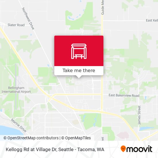 Kellogg Rd at Village Dr map