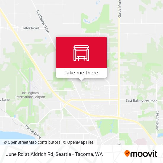 June Rd at Aldrich Rd map
