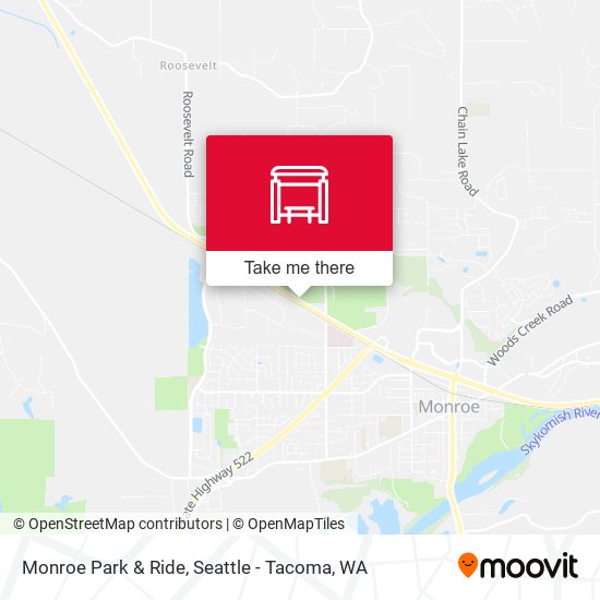 Mapa de Monroe Park & Ride