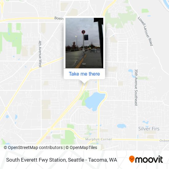 South Everett Fwy Station map