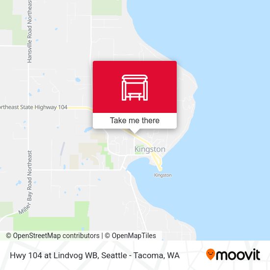 Mapa de Hwy 104 at Lindvog WB