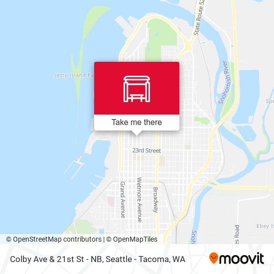 Mapa de Colby Ave & 21st St - NB