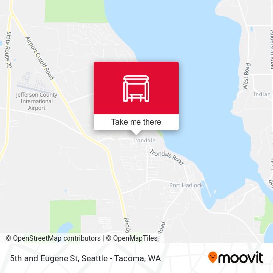 5th and Eugene St map